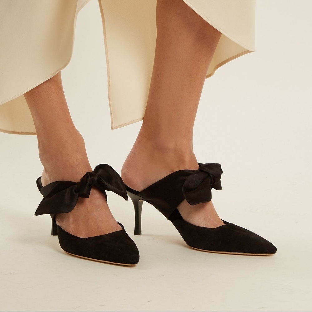 The Row Coco Mule Snakeskin